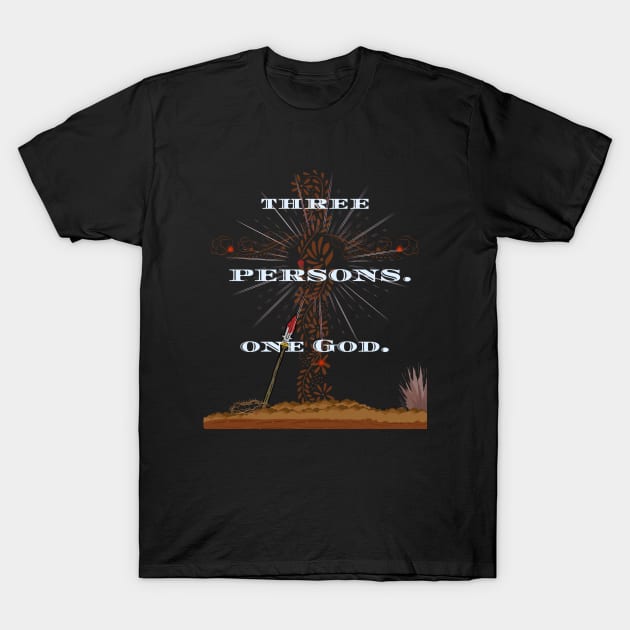 Three Persons - One God T-Shirt by stadia-60-west